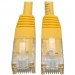 Tripp Lite N200-002-YW Cat6 Gigabit Molded Patch Cable (RJ45 M/M), Yellow, 2 ft