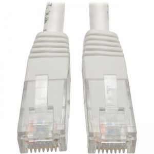 Tripp Lite N200-025-WH Cat6 Gigabit Molded Patch Cable (RJ45 M/M), White, 25 ft