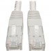 Tripp Lite N200-025-WH Cat6 Gigabit Molded Patch Cable (RJ45 M/M), White, 25 ft
