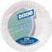 Dixie WNP9ODCT 9" Economy White Paper Plates DXEWNP9ODCT