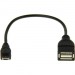 Rocstor Y10C136-B1 Premium 6in Micro USB to USB OTG Host M/F Adatper