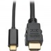 Tripp Lite U444-003-H USB C to HDMI Adapter Cable (M/M), 3840 x 2160 (4K x 2K) @ 30