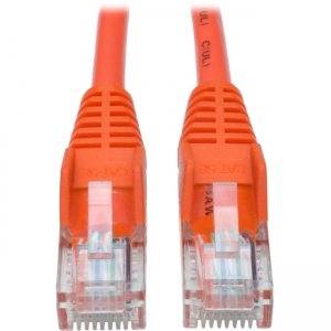 Tripp Lite N001-014-OR Cat5e 350 MHz Snagless Molded UTP Patch Cable (RJ45 M/M), Orange, 14 ft