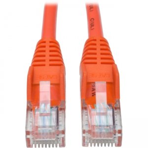 Tripp Lite N001-005-OR Cat5e 350 MHz Snagless Molded UTP Patch Cable (RJ45 M/M), Orange, 5 ft