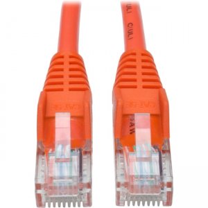 Tripp Lite N001-025-OR Cat5e 350 MHz Snagless Molded UTP Patch Cable (RJ45 M/M), Orange, 25 ft