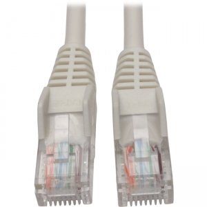 Tripp Lite N001-005-WH Cat5e 350 MHz Snagless Molded UTP Patch Cable (RJ45 M/M), White, 5 ft