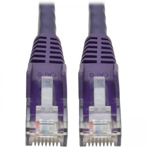 Tripp Lite N201-006-PU Cat6 Gigabit Snagless Molded UTP Patch Cable (RJ45 M/M), Purple, 6 ft