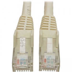Tripp Lite N201-006-WH Cat6 Gigabit Snagless Molded UTP Patch Cable (RJ45 M/M), White, 6 ft