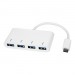 StarTech.com HB30C4ABW USB-C Hub - 4-Port USB 3.0 - USB-C to 4x USB-A - Bus Powered - White