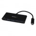 StarTech.com HB30C4AFPD 4-Port USB-C Hub with Power Delivery - USB-C to 4x USB-A - USB 3.0