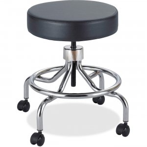 Safco 3432BL Screw Lift Lab Stool with Low Base SAF3432BL