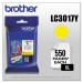 Brother BRTLC3017Y LC3017Y High-Yield Ink, 550 Page-Yield, Yellow