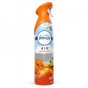 Febreze PGC96260 AIR, Hawaiian Aloha, 8.8 oz Aerosol, 6/Carton