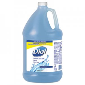 Dial DIA15926EA Antimicrobial Liquid Hand Soap, Spring Water Scent, 1 gal Bottle