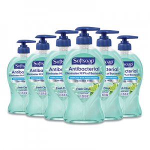 Softsoap CPC44572 Antibacterial Hand Soap, Fresh Citrus, 11.25 oz Pump Bottle, 6/Carton