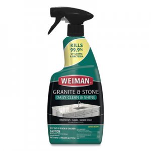 WEIMAN WMN109EA Granite Cleaner and Polish, Citrus Scent, 24 oz Spray Bottle