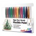 Pentel Arts PENSES15CPC12 Sign Pen Brush Flexible Point Marker Pen, Assorted, 12/Pack