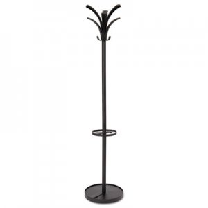 Alba ABAPMBRION Brio Coat Stand, 13.75w x 13.75d x 66.25h, Black