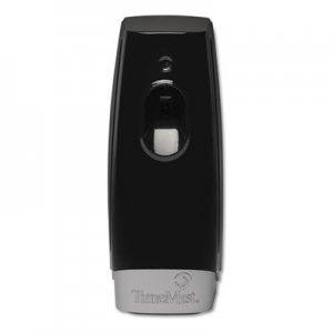 TimeMist TMS1047811EA Settings Metered Air Freshener Dispenser, 3.4" x 3.4" x 8.25", Black