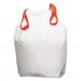 Boardwalk BWK1DK100 Drawstring Low-Density Can Liners, 13gal, 0.8 mil, White, 100/Carton