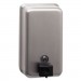 Bobrick BOB2111 ClassicSeries Surface-Mounted Soap Dispenser, 40 oz, 4.75 x 3.5 x 8.13, Stainless Steel