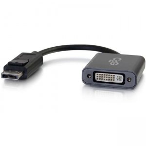 C2G 54317 DisplayPort to DVI Adapter -DisplayPort to DVI-D Active Converter-Black