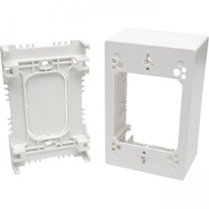 Tripp Lite N080-SMB1-WH Single-Gang Surface-Mount Junction Box, White