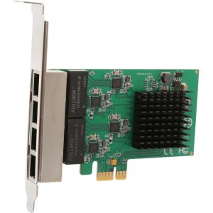 SYBA SI-PEX24042 4 Port Gigabit Ethernet PCI-e x1 Network Interface Card