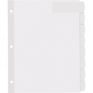 Avery 14441 Big Tab Large White Label Tab Dividers AVE14441