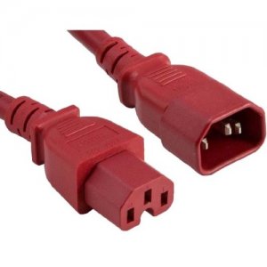 ENET C14C15-RD-10F-ENC Power Extension Cord