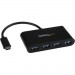 StarTech.com HB30C4AB 4-Port USB 3.0 Hub - USB-C to 4x USB-A - Bus Powered