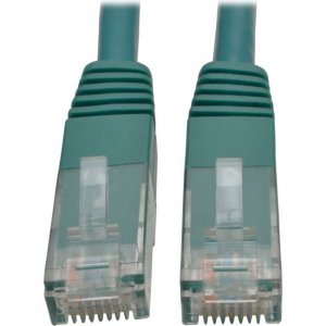 Tripp Lite N200-015-GN Cat6 Gigabit Molded Patch Cable (RJ45 M/M), Green, 15 ft