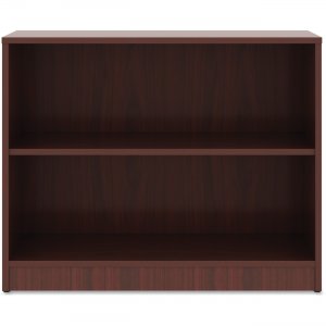 Lorell 99778 Mahogany Laminate Bookcase LLR99778