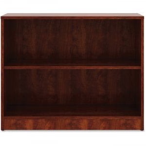 Lorell 99779 Cherry Laminate Bookcase LLR99779