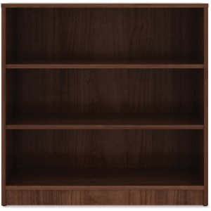 Lorell 99783 Walnut Laminate Bookcase LLR99783