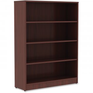 Lorell 99784 Mahogany Laminate Bookcase LLR99784