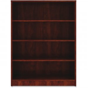 Lorell 99785 Cherry Laminate Bookcase LLR99785