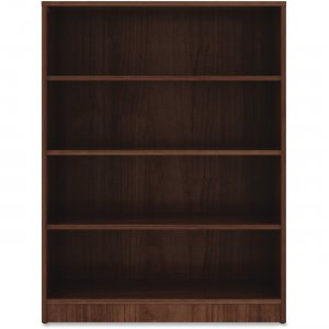 Lorell 99786 Walnut Laminate Bookcase LLR99786