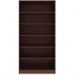 Lorell 99790 Mahogany Laminate Bookcase LLR99790