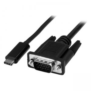 StarTech.com CDP2VGAMM1MB USB-C to VGA Adapter Cable - 1m (3 ft.) - 1920x1200