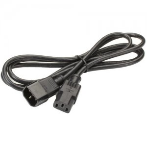 Black Box EPXR14 IEC 320 C13 Socket to IEC 320 C14 Plug Molded Extension Power Cord, 6-ft.(1.8