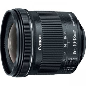 Canon 9519B002 EF-S 10-18mm f/4.5-5.6 IS STM Ultra-Wide Zoom