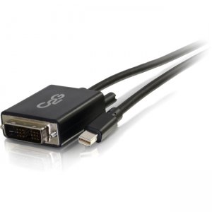 C2G 54334 3ft Mini DisplayPort™ Male to Single Link DVI-D Male Adapter Cable - Black
