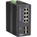 Black Box LIE1014A Industrial Managed Gigabit Ethernet PoE+ Switch - (8) RJ-45, (4) SFP