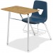 Lorell 99914 Rectangular Medium Oak Top Student Combo Desk LLR99914