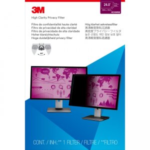 3M HC240W9B High Clarity Privacy Filter for 24" Widescreen Monitor