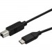 StarTech.com USB2CB3M USB-C to USB-B Printer Cable - M/M - 3 m (10 ft.) - USB 2.0