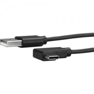 StarTech.com USB2AC1MR USB-A to USB-C Cable - Right-Angle - M/M - 1 m (3 ft.) - USB 2.0