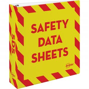 Avery 18951 Safety Data Sheets Binder AVE18951