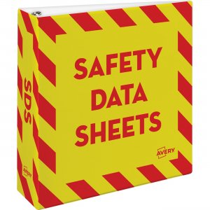 Avery 18952 Safety Data Sheets Binder AVE18952